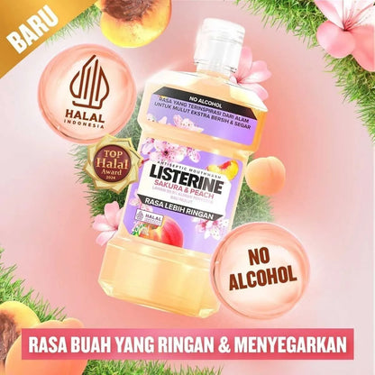 Listerine Sakura & Peach Mouthwash - 250ml