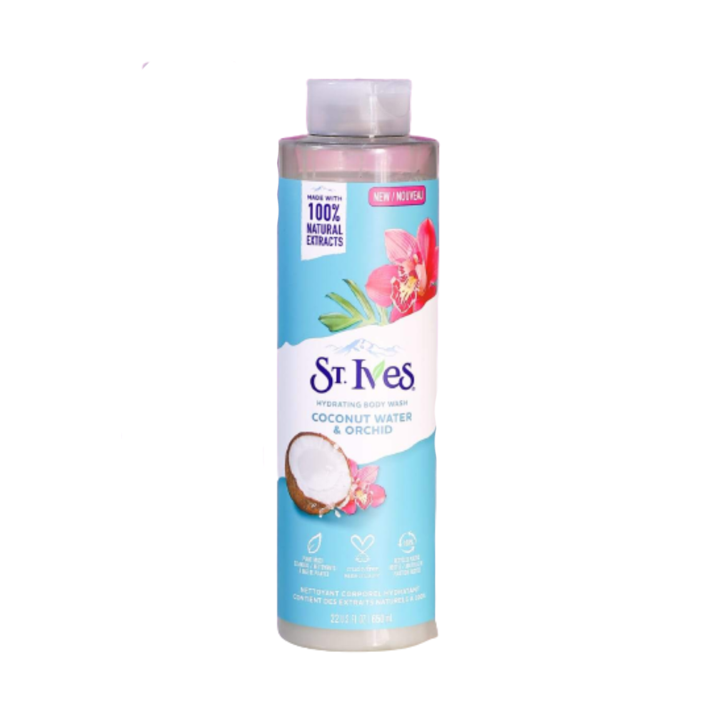 St. Ives Hydrating Body Wash Coconut Water & Orchid – 650 ml