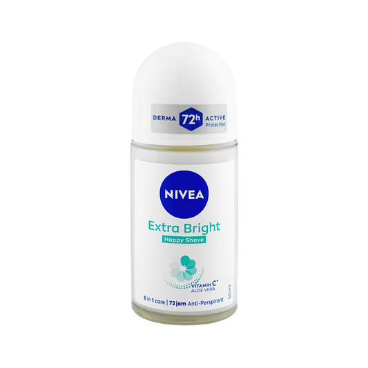 NIVEA Extra Bright Happy Shave Roll-On – 25 ml