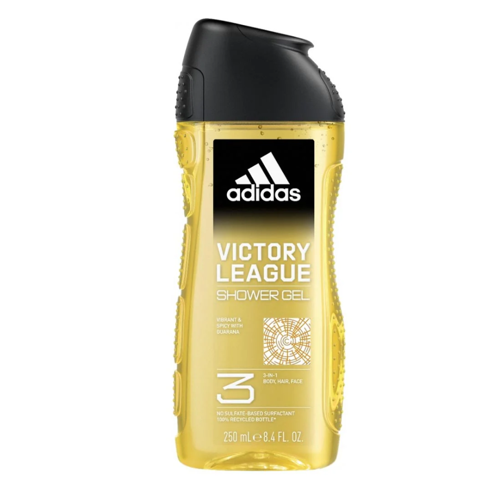 Adidas Victory League 3-in-1 Shower Gel - 250 ml