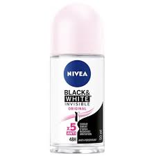 Nivea Black & White Invisible Clear Anti-Perspirant Roll-On - 50ml