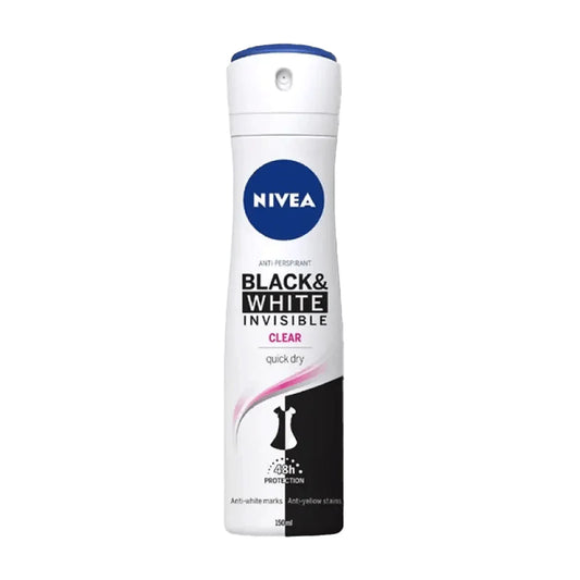 Nivea Black & White Invisible Clear – 200 ML