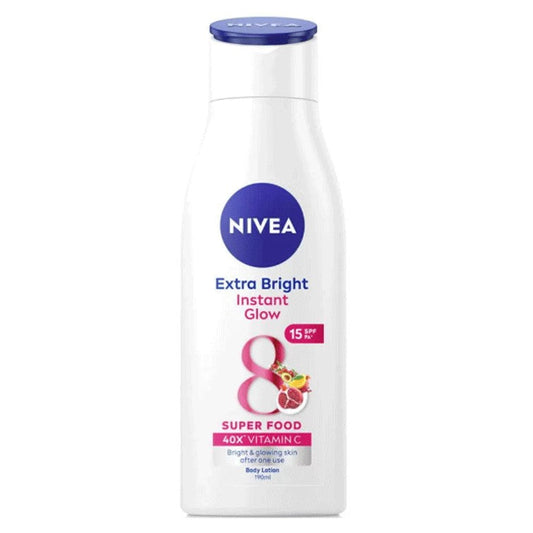 NIVEA Extra Bright Instant Glow SPF 15 Body Lotion – 190 ml