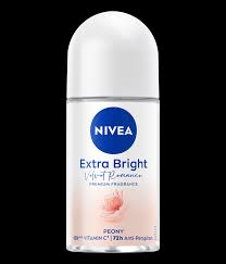 Nivea Extra Bright Premium Fragrance Velvet Romance Anti-Perspirant Roll-On - 50ml