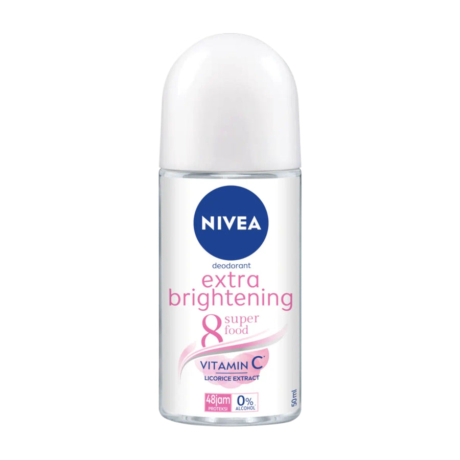 Nivea Extra Bright Silk Touch Roll-On – 25 ml