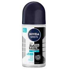 Nivea Men Black & White Invisible Fresh Anti-Perspirant Roll-On - 50ml