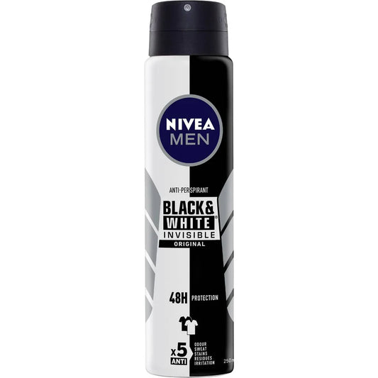 Nivea Men Black & White Invisible Fresh Anti-Perspirant – 200 ML