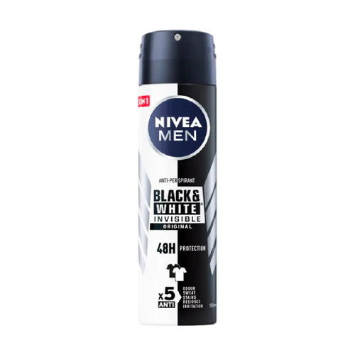 Nivea Men Black & White Invisible Original Anti-Perspirant – 150 ML