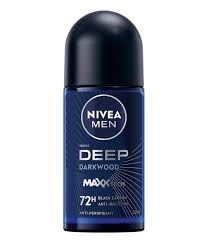 Nivea Men Deep Black Carbon Fragrance Anti-Perspirant Roll-On - 50ml