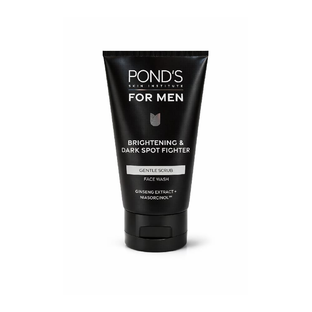 Pond’s Men Brightening & Dark Spot Fighter Gentle Scrub Face Wash – 100g
