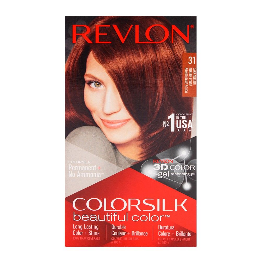 Revlon Colorsilk Beautiful Color Hair Dye Shade 31 Dark Auburn