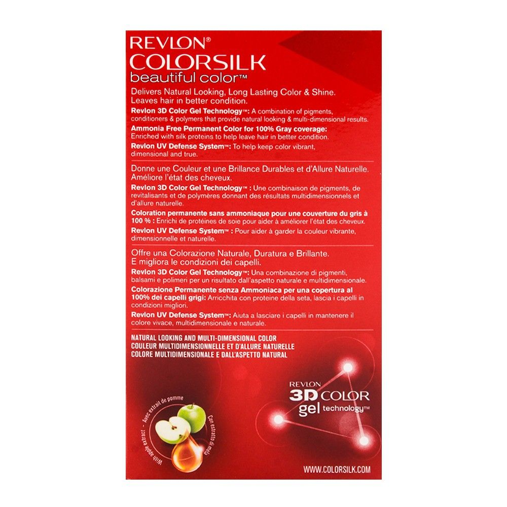 Revlon Colorsilk Beautiful Color Hair Dye – Shade 37 (Dark Golden Brown)