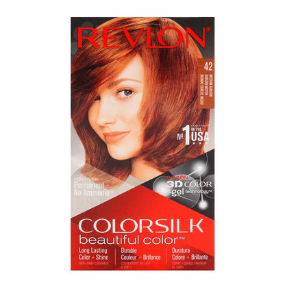 Revlon Colorsilk Beautiful Color Hair Dye – Shade 42 (Medium Auburn)