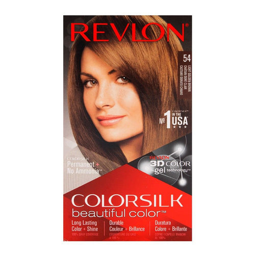 Revlon Colorsilk Beautiful Color Hair Dye – Shade 54 (Light Golden Brown)