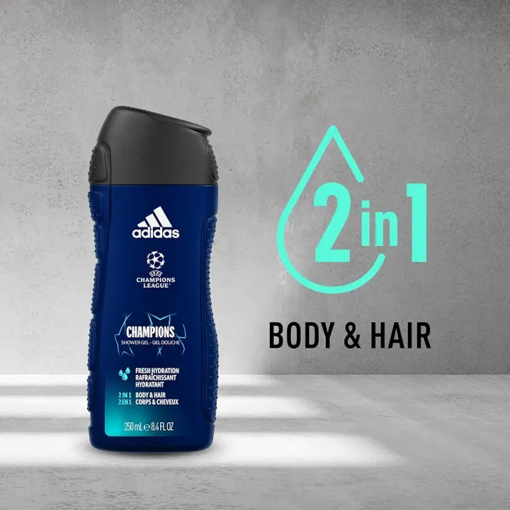 Adidas UEFA Champions League Star Shower Gel - 250 ml