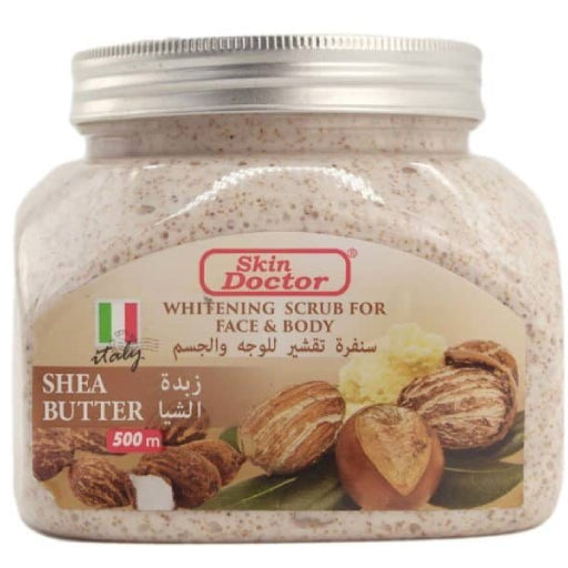 Skin Doctor Whitening Scrub Shea Butter - 500 ml