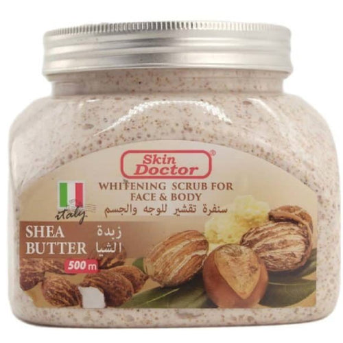 Skin Doctor Whitening Scrub Shea Butter - 500 ml
