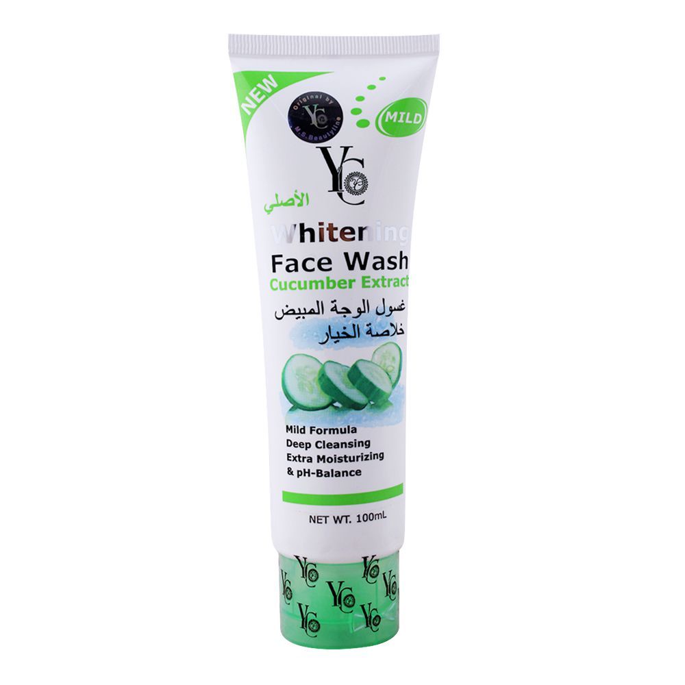 YC Whitening Face Wash Cucumber Extract – 100ml