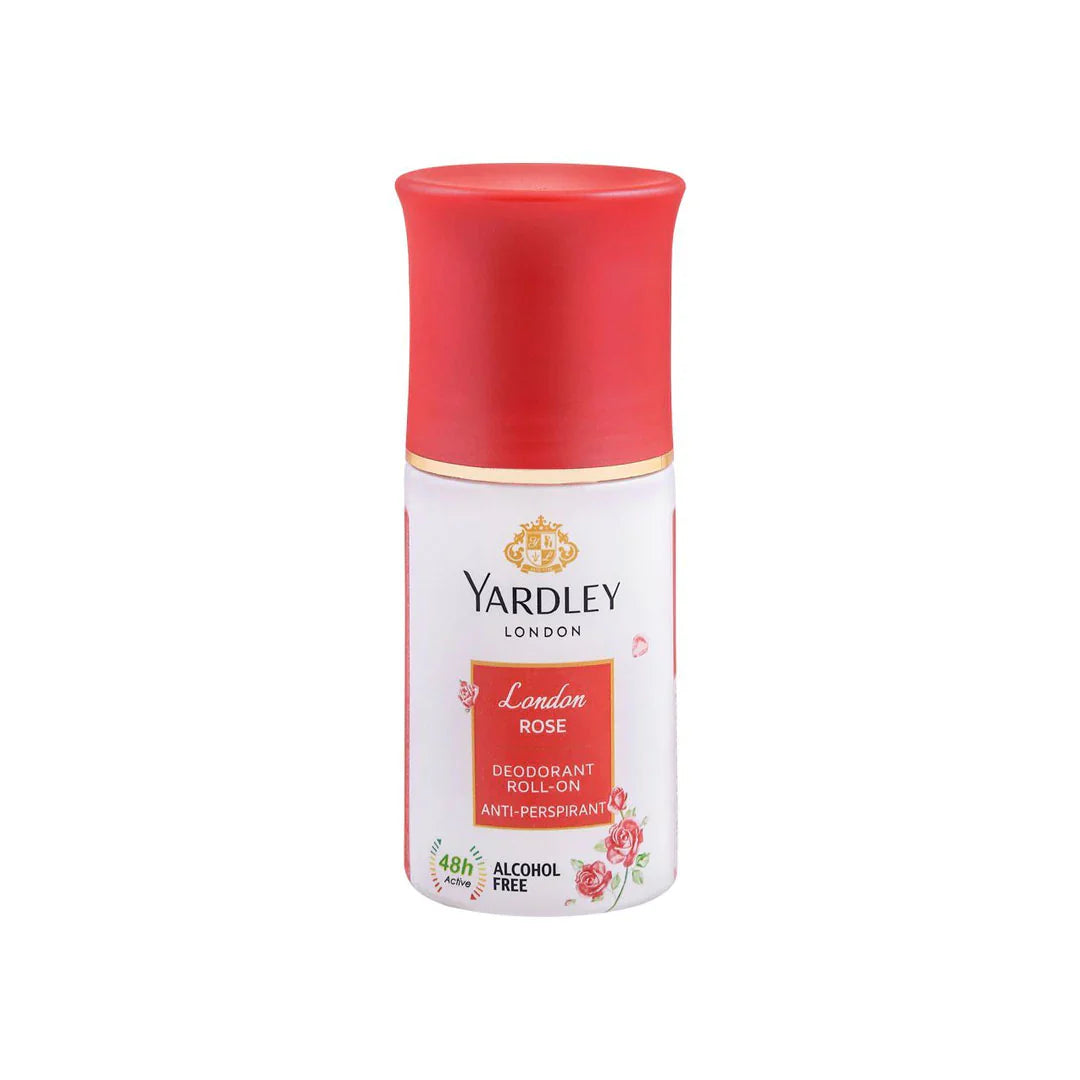 Yardley London Rose Anti-Perspirant Roll-On – 50 ML