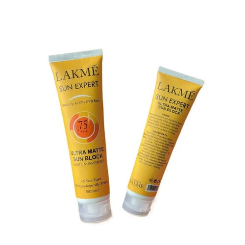 Lakmé Sun Expert Ultra Matte Sun Block SPF 75 PA+++ - 100ml