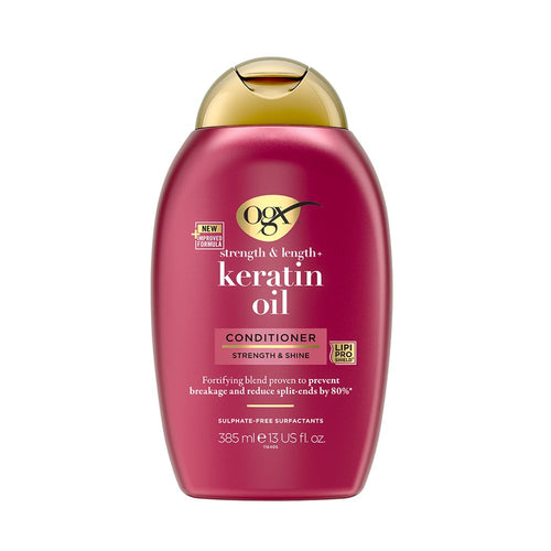OGX Strength & Length + Keratin Oil Shampoo – 385 ml