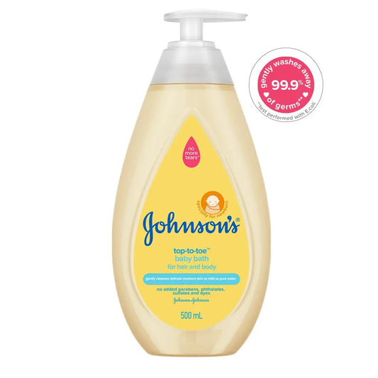 Johnson's Top-to-Toe Hair & Body Baby Bath - 500ml