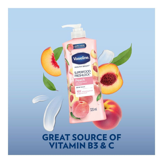 Vaseline Superfood Peach (320 ml)