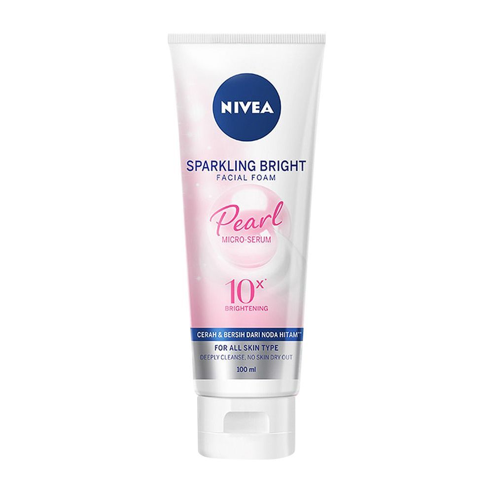 NIVEA Sparkling Bright Facial Foam Pearl Micro Serum - 100 ml
